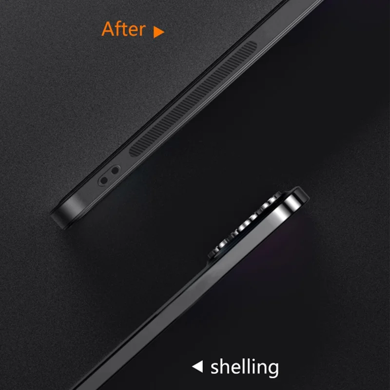 Étui pour Samsung Galaxy S24 FE en PU + TPU + PC avec Cadre de Lentille Métallique - Noir