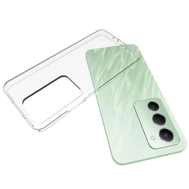 Étui pour Xiaomi Redmi 15 4G Résistant aux Traces de Doigt TPU Transparent Housse Arrière de Téléphone