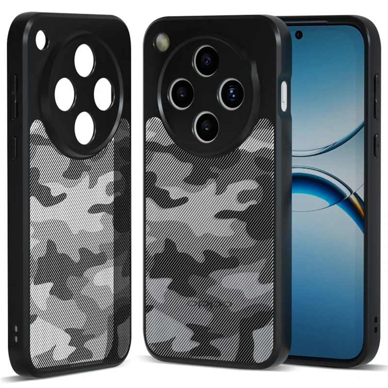 IBMRS for Oppo Find X8s+ 5G Case Soft TPU Hard PC Back Cover Shockproof Phone Case - Artistic Camouflage