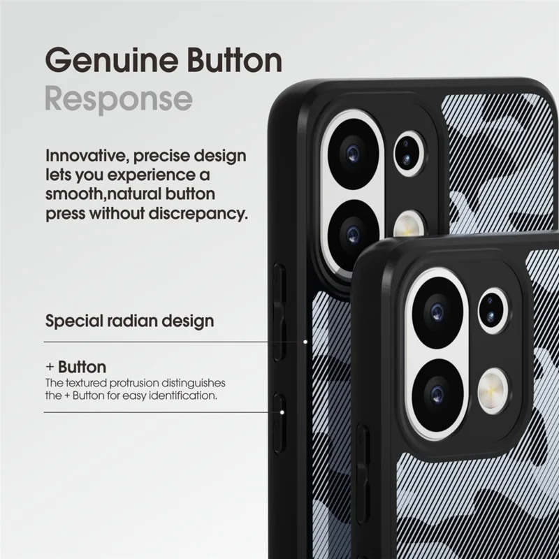 IBMRS For Oppo K13 5G Case Soft TPU Frame Hard PC Back Anti-Fall Phone Cover - Artistic Camouflage