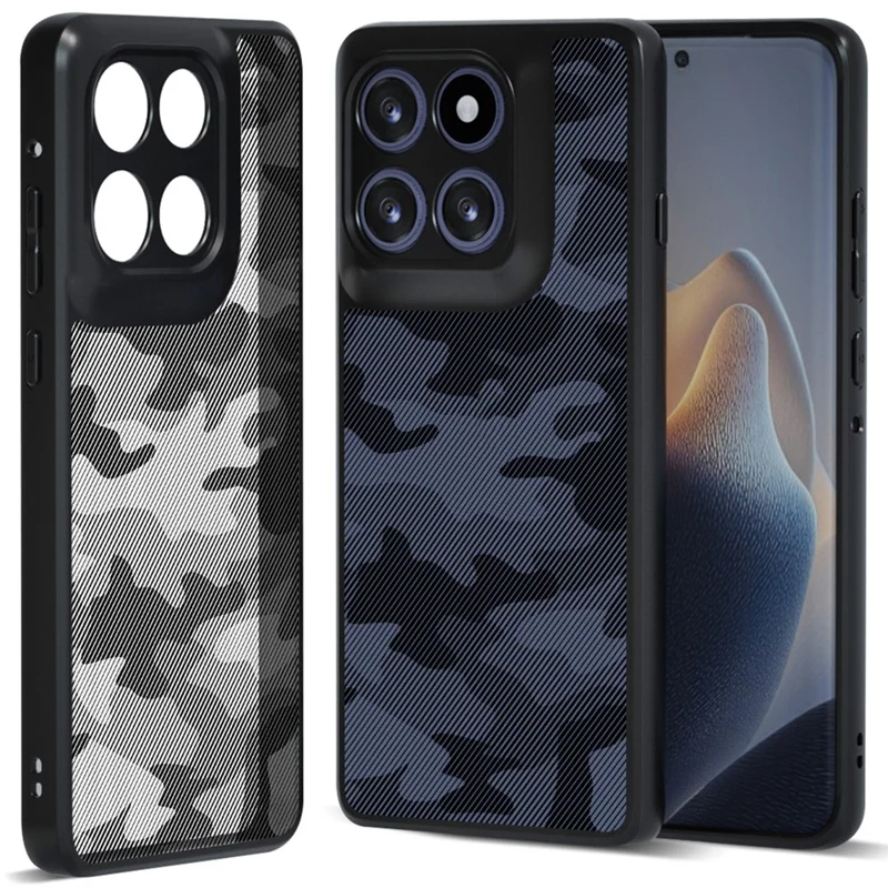 IBMRS для Motorola Moto G86 5G / G86 Power 5G Чехол Мягкий ТПУ Каркас Жесткий ПК Задняя Крышка Противоударный Чехол для Телефона - Артистический Камуфляж