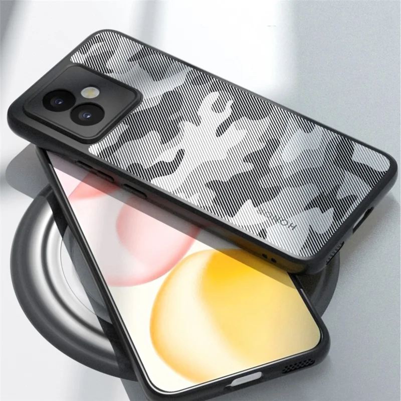 Capa IBMRS para Honor X60 GT 5G - Moldura de TPU Macio, Tampa Traseira Rígida de PC, Antichoque - Camuflagem Artística