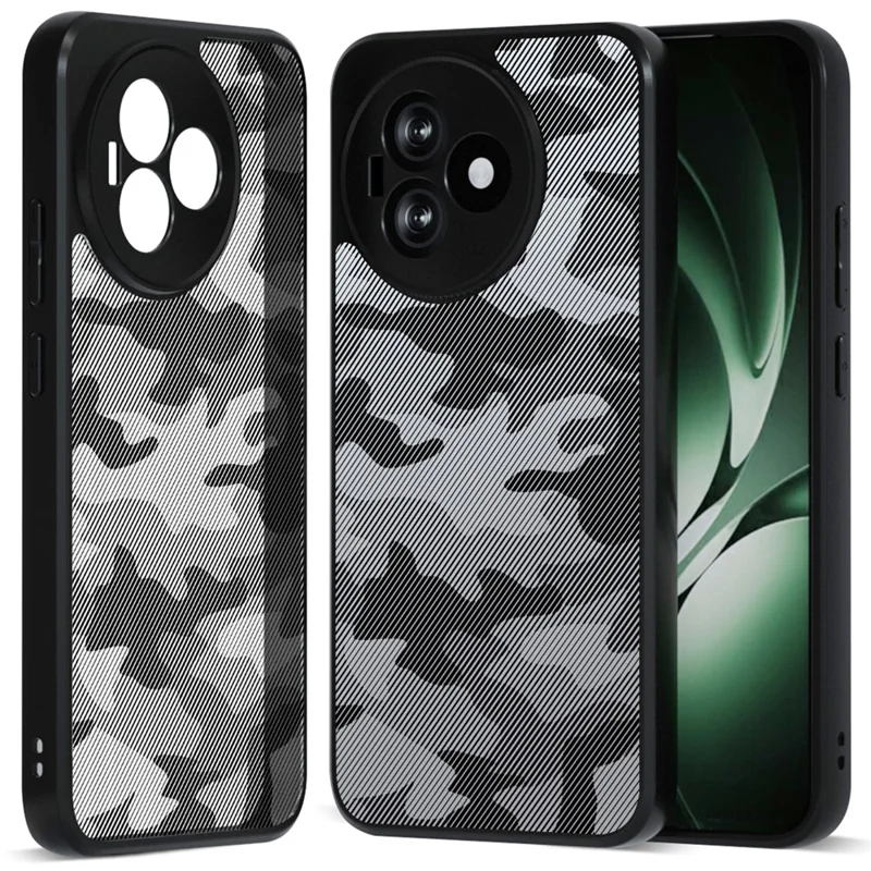 Чехол IBMRS для Xiaomi Redmi K80 Ultra 5G - Мягкий TPU бампер с жестким PC задником, противоударный, с художественным камуфляжным дизайном
