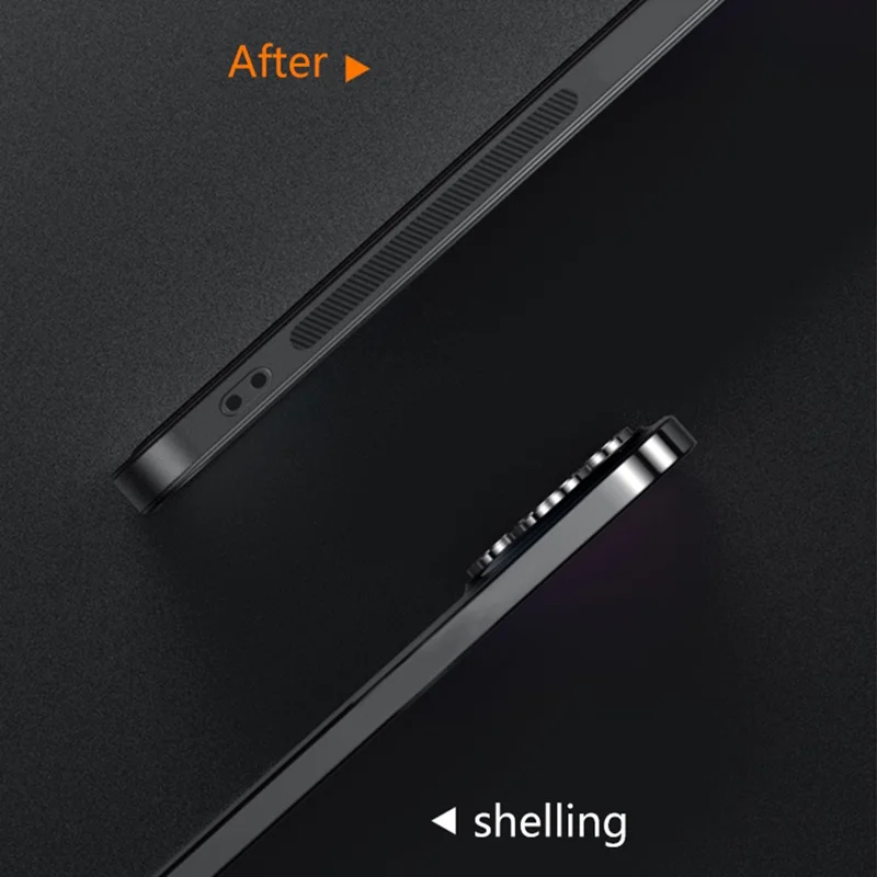 Für Samsung Galaxy A15 4G / A15 5G Hülle Kompatibel mit MagSafe PU TPU PC Handyrückseite mit Metall-Objektivrahmen - Schwarz