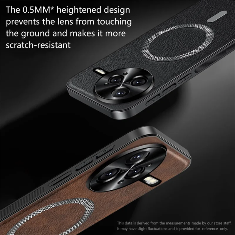 Funda para Xiaomi Redmi K80 5G Compatible con MagSafe - Carcasa de TPU y PC con Marco de Lente Metálico - Negro