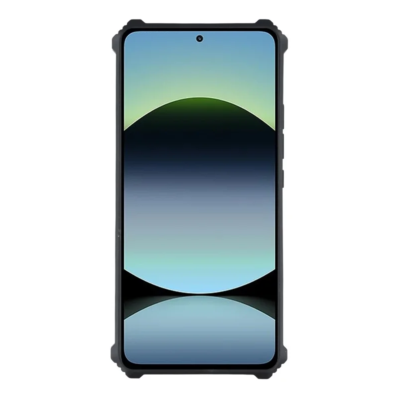 Чехол для Xiaomi Redmi Note 14 4G (163,25 мм) / Note 14 5G с подставкой ПК+ТПУ в стиле милитари, противоударный - Синий камуфляж