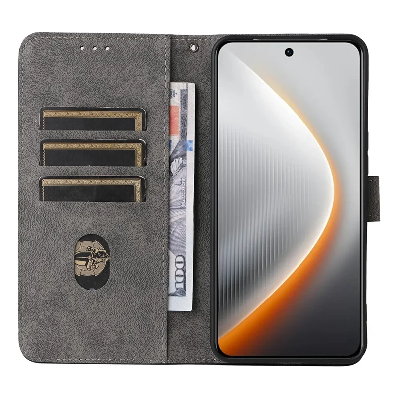 For TECNO Pova 7 Ultra 5G LJ9 Case Wallet RFID Blocking PU Leather Phone Cover Stand with Strap - Black