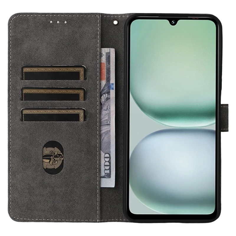Чехол-кошелек для Umidigi G9x 4G / G100x 4G / 5G / Note 100x 4G / 5G с блокировкой RFID, из искусственной кожи, с подставкой и ремешком - Черный