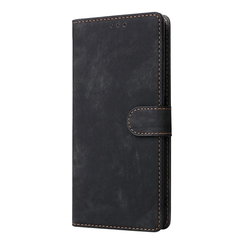 For Honor 400 Smart Case Wallet RFID-Blockierung PU-Leder Handyhülle Ständer mit Gurt - Schwarz