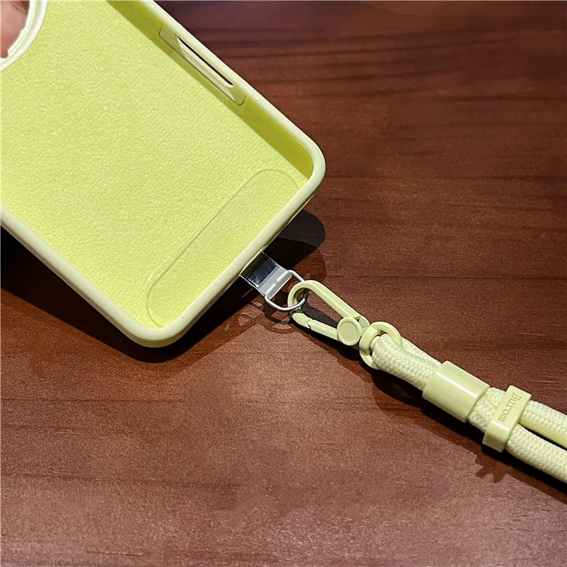 Cover per Oppo Find X8 Ultra 5G, custodia amichevole per la pelle in silicone liquido + PC con cinturino da polso - Blu Baby