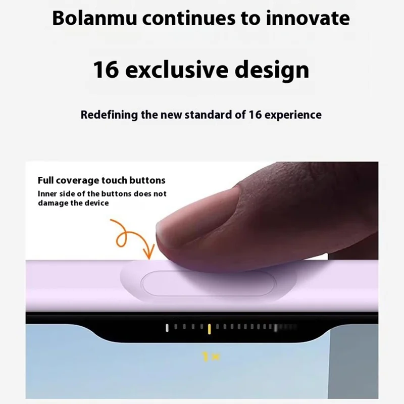 Voor iPhone 16 Pro-hoesje, compatibel met MagSafe, zachte microvezervulling, vloeibare siliconen + PC telefoonhoesje - Lichtpaars