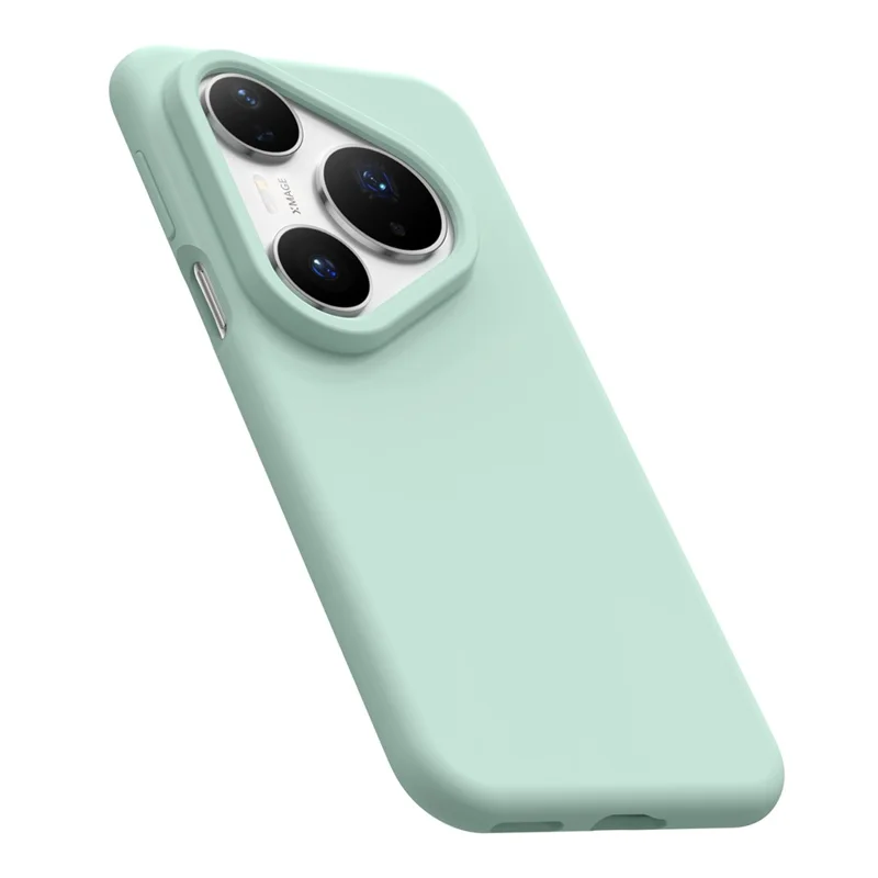 For Huawei Pura 80 Pro / 80 Pro+ Case Skin-Friendly Liquid Silicone + PC Phone Cover - Light Green