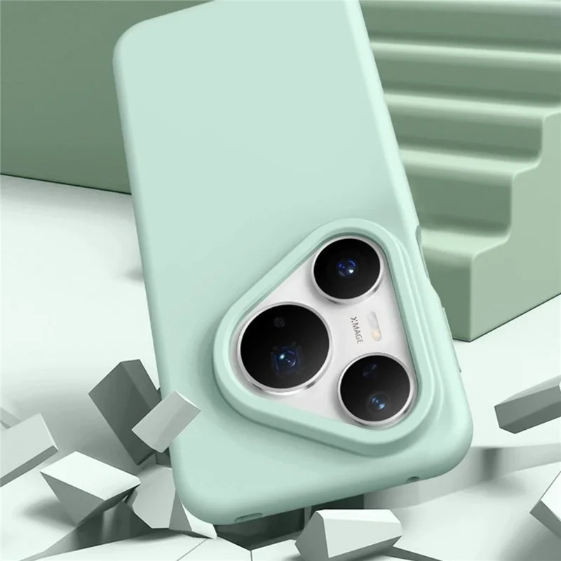 For Huawei Pura 80 Pro / 80 Pro+ Case Skin-Friendly Liquid Silicone + PC Phone Cover - Light Green