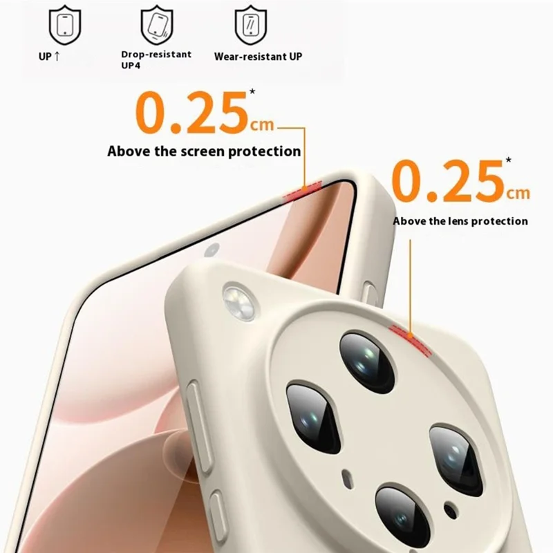 Capa para Oppo Find X8 Ultra 5G Compatível com MagSafe com Recortes Precisos, Silicone Líquido + Capa de Celular PC - Branco Antigo