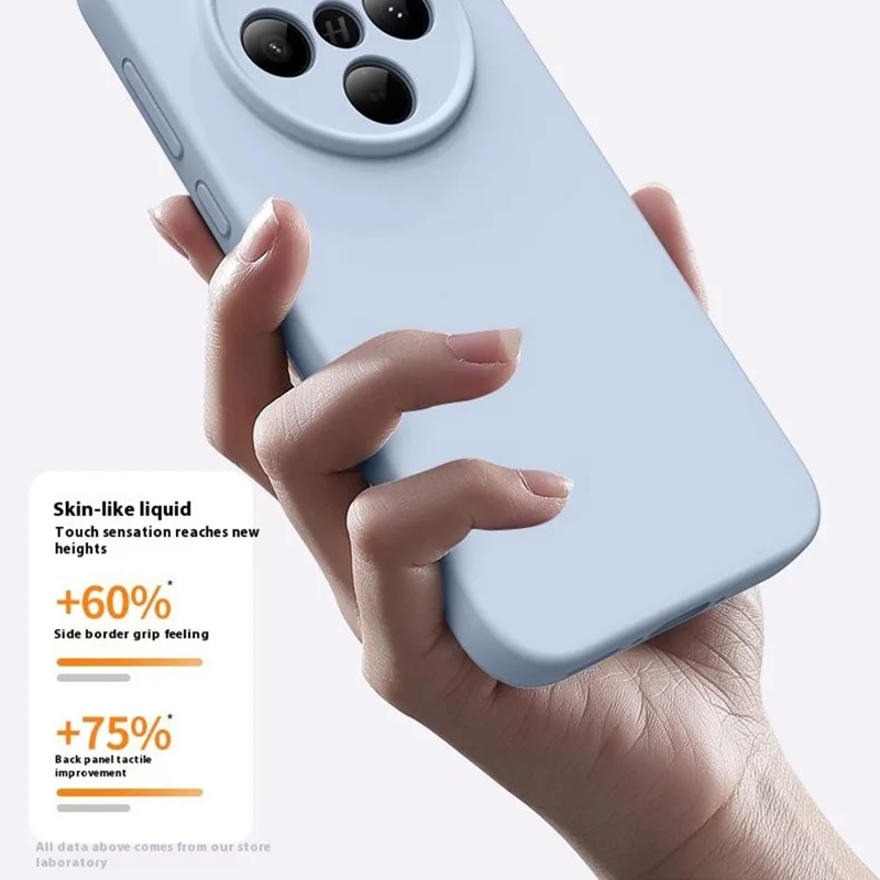 For Oppo Find X8 5G Magnetic Case Precise Cutouts Liquid Silicone + PC Phone Cover - Baby Blue