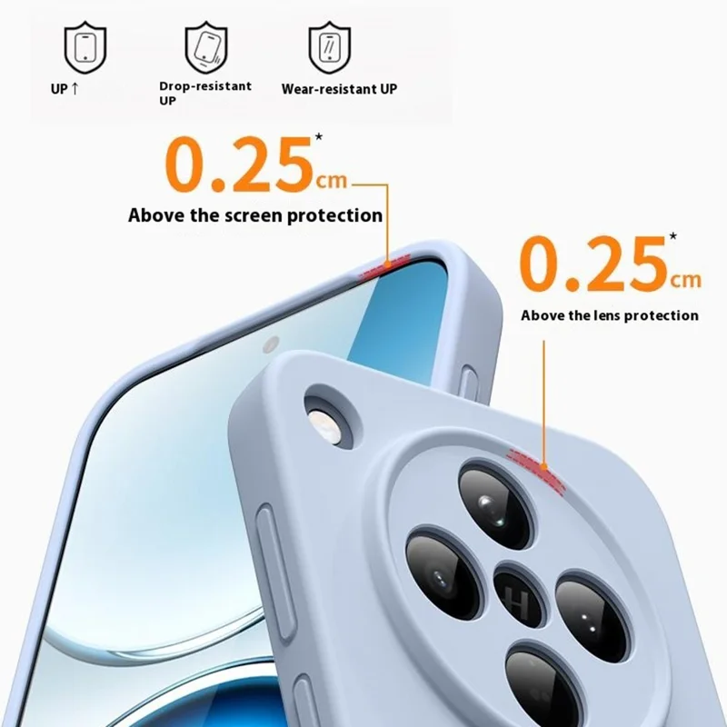 For Oppo Find X8 5G Magnetic Case Precise Cutouts Liquid Silicone + PC Phone Cover - Baby Blue