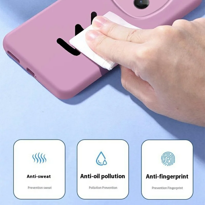 Til Honor Magic6 5G Etui Nøjagtige Udsparinger Flydende Silikone + PC Stødfast Telefonetui - Antik Hvid