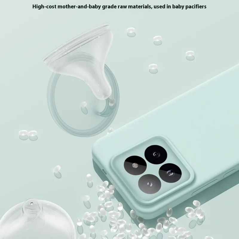 Funda para Xiaomi 14 Pro Compatible con MagSafe, Cortes Precisos, Silicona Líquida + Carcasa de PC - Verde Claro