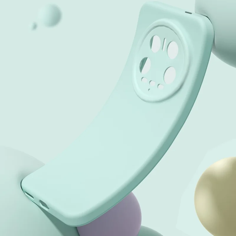 Funda para Xiaomi 14 Ultra Compatible con MagSafe, Cortes Precisos, Silicona Líquida + Carcasa de PC - Verde Claro