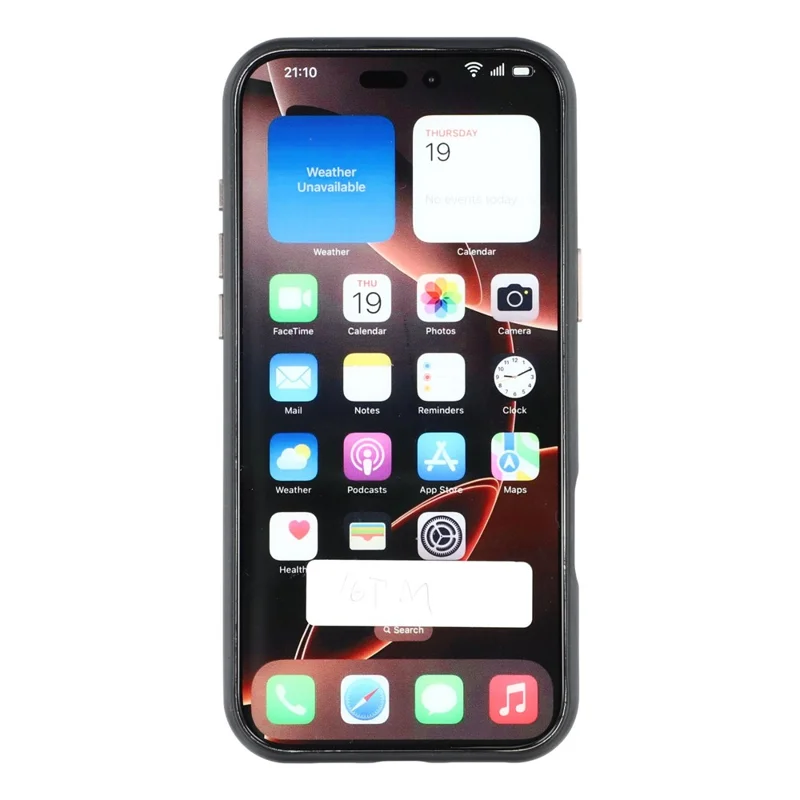 KIGC Funda compatible con iPhone 16 Pro Max con MagSafe, cuero PU, carcasa TPU - Negro