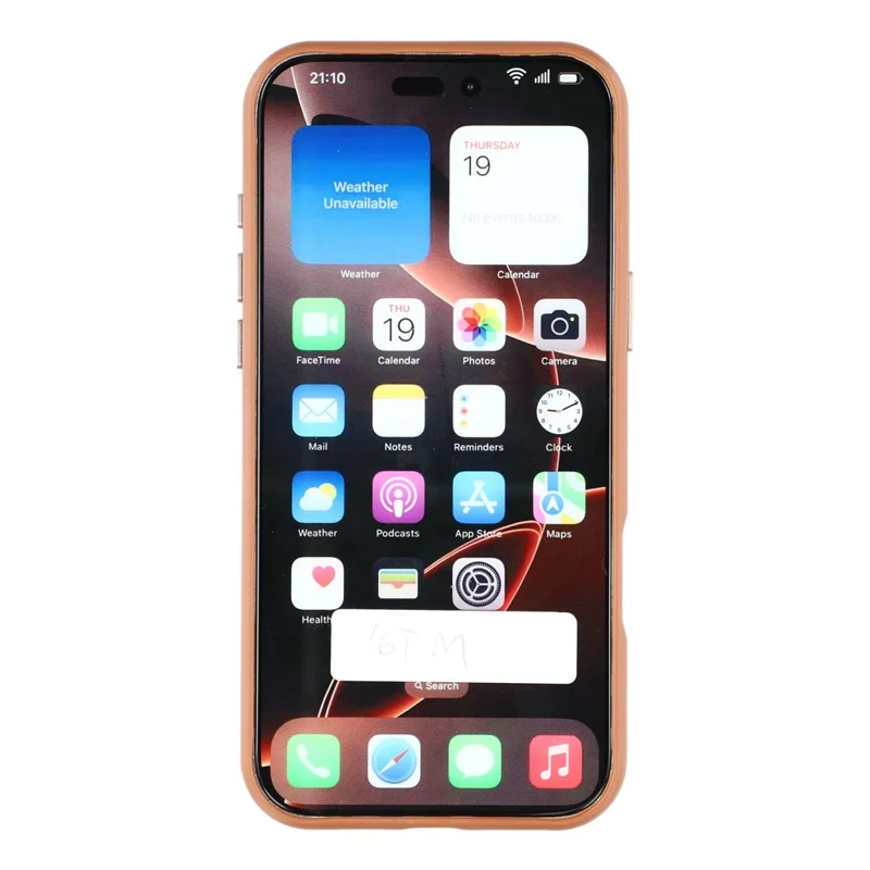 KIGC For iPhone 16 Pro Case Compatible with MagSafe PU Leather TPU Phone Back Cover - Brown