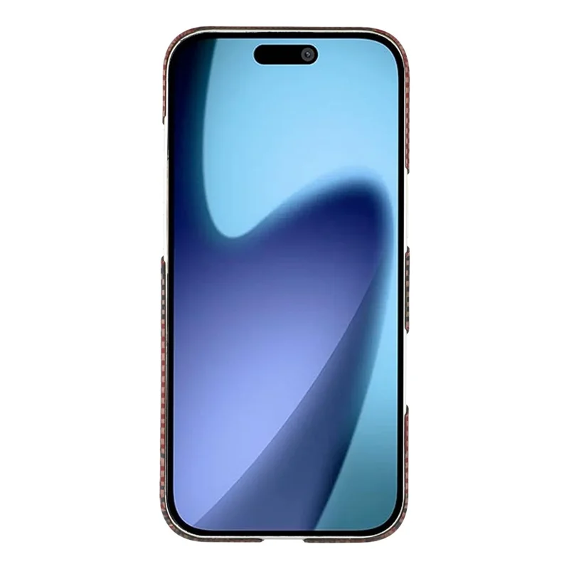 For iPhone 17 Air Magnetic Case Precise Cutouts Aramid Fiber Phone Cover with Metal Lens Frame - Moon