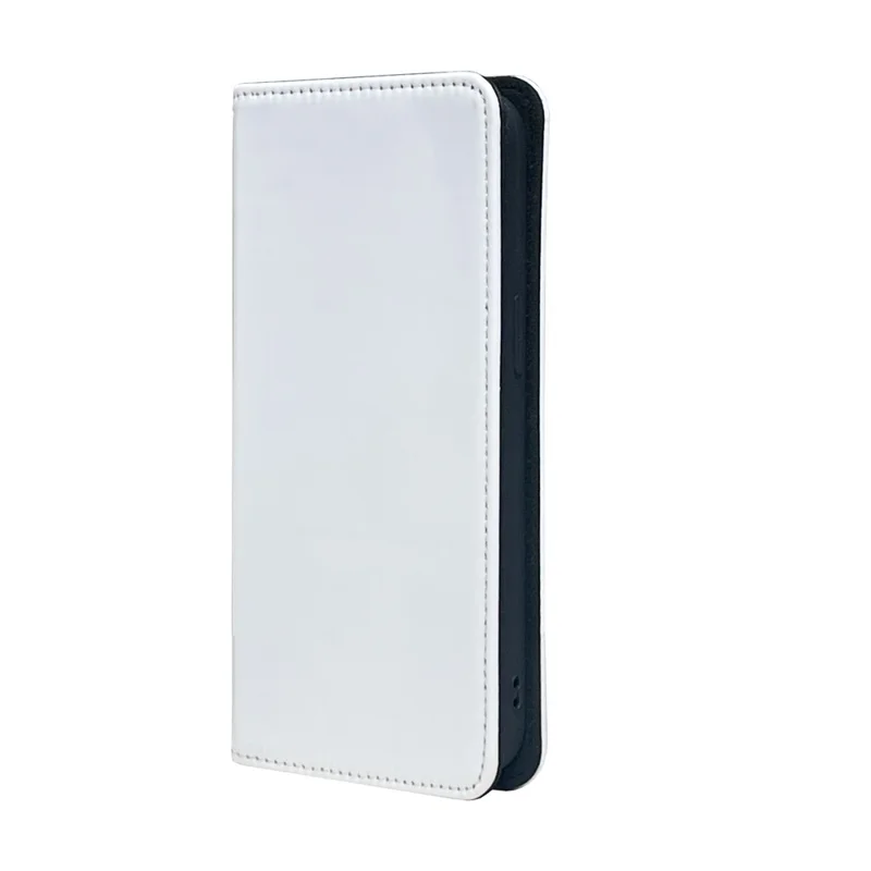 For iPhone 16 Pro Max Case DIY Blank Heat Transfer Leather Flip Phone Cover Set with Inner TPU Case