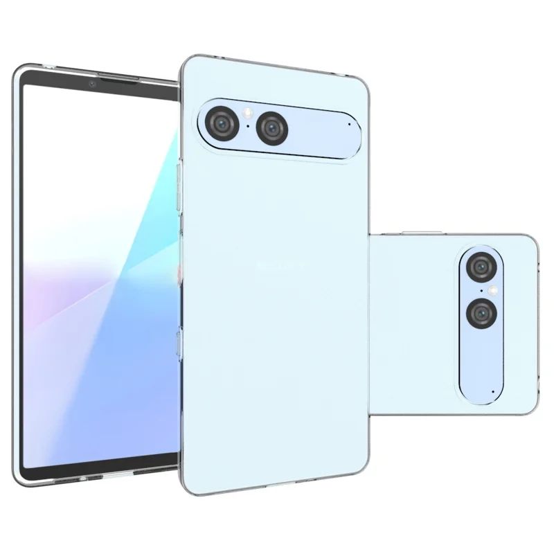 Оптовая покупка чехла для Sony Xperia 10 VII с прозрачным водоотталкивающим TPU-покрытием для задней крышки телефона