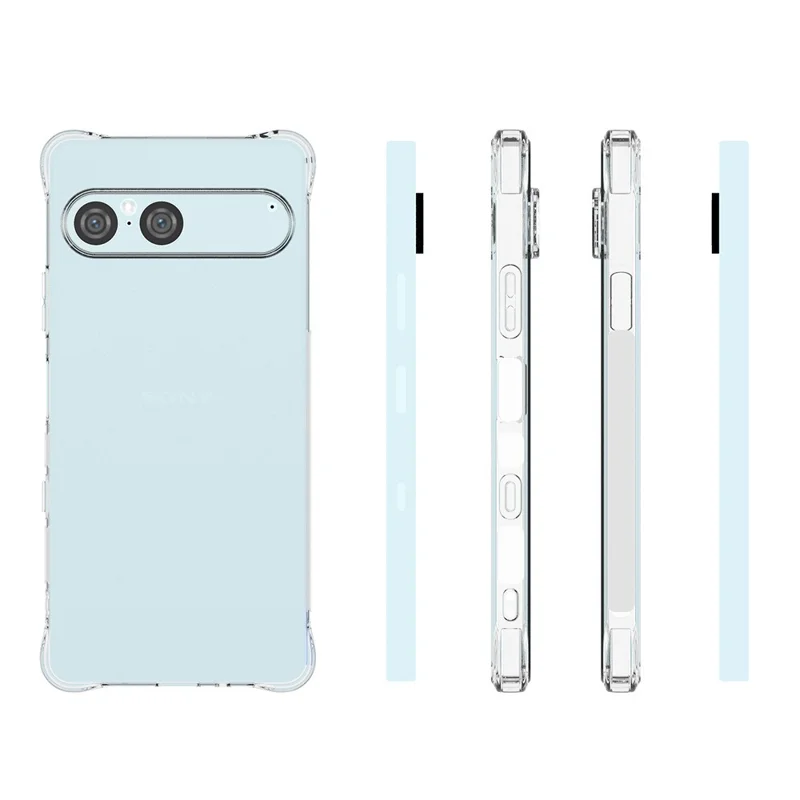 Cover per Sony Xperia 10 VII in TPU Trasparente Antiscivolo per Cellulare