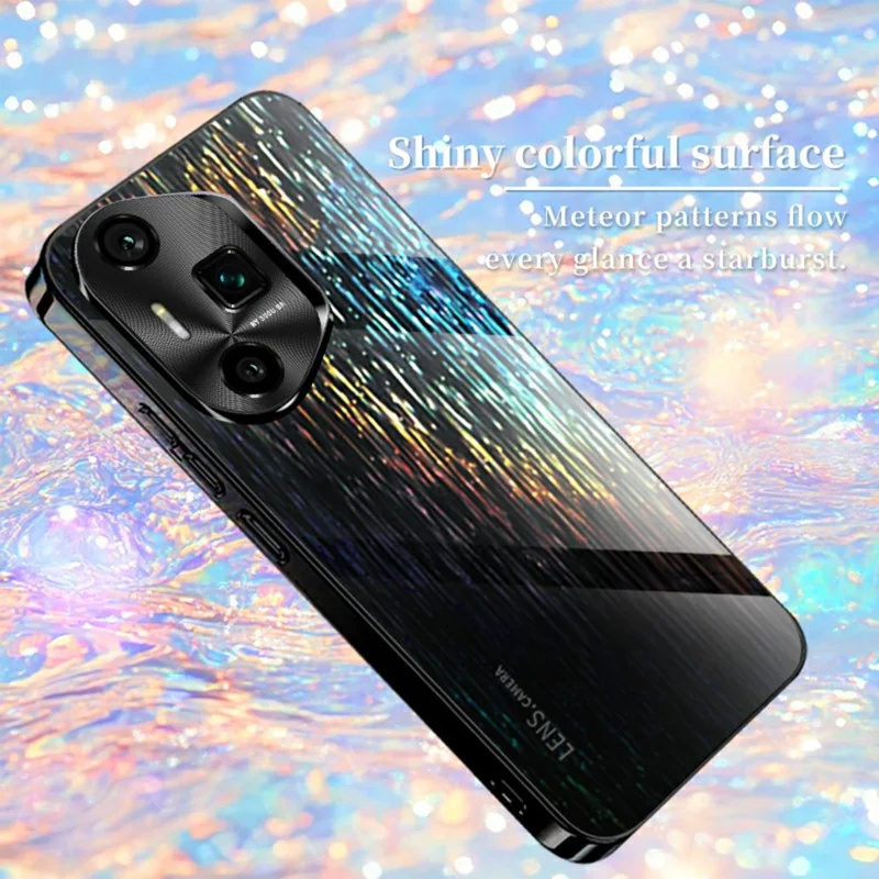 For Honor 300 Ultra Buntes Smartphone-Gehäuse Ultra Dünn Stoßfest Harte PC-Rückseite - Weiß