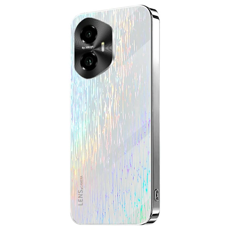 Capa de Celular For Honor 300 Colorida Ultra Fina à Prova de Queda com Parte Traseira Rígida de PC - Branca