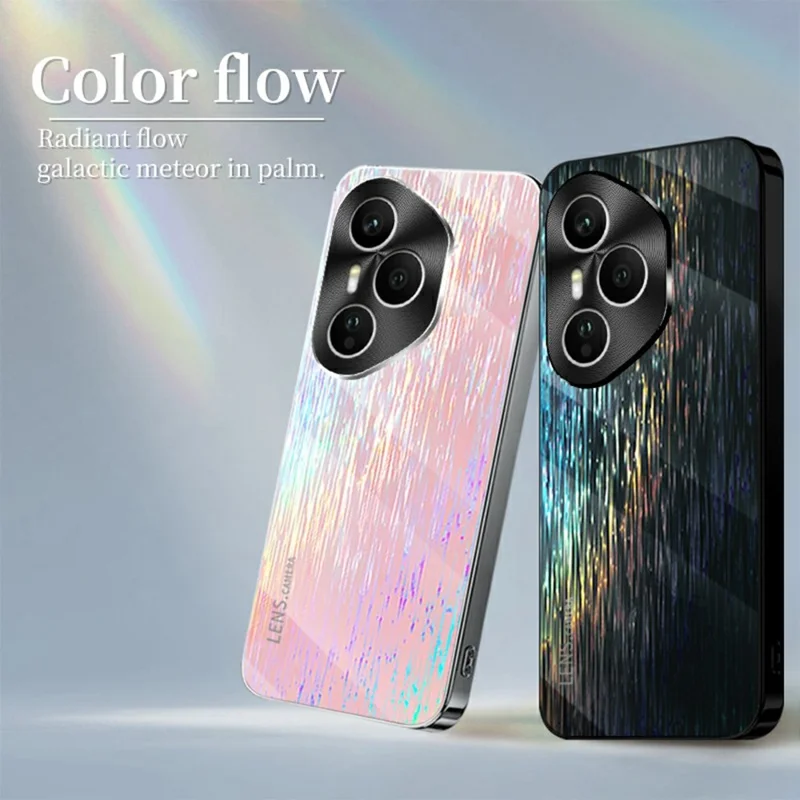 For Honor 400 Pro 5G (Global) Colorful Phone Case Ultra Slim Dropproof Hard PC Back Cover - White