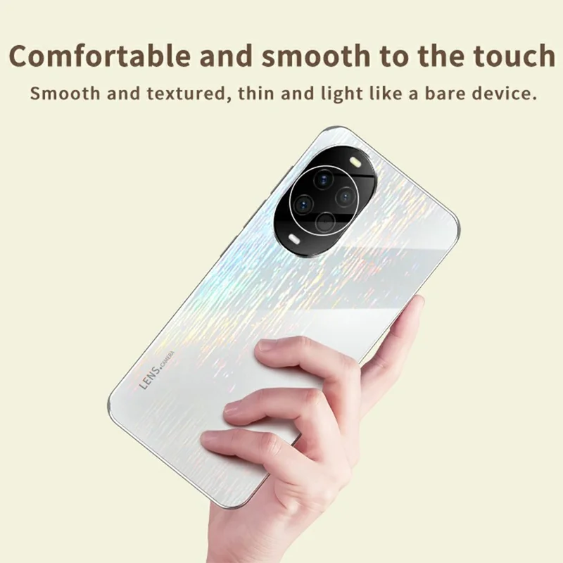 For Huawei nova 14 5G Colorful Phone Case Ultra Slim Dropproof Hard PC Back Cover - White