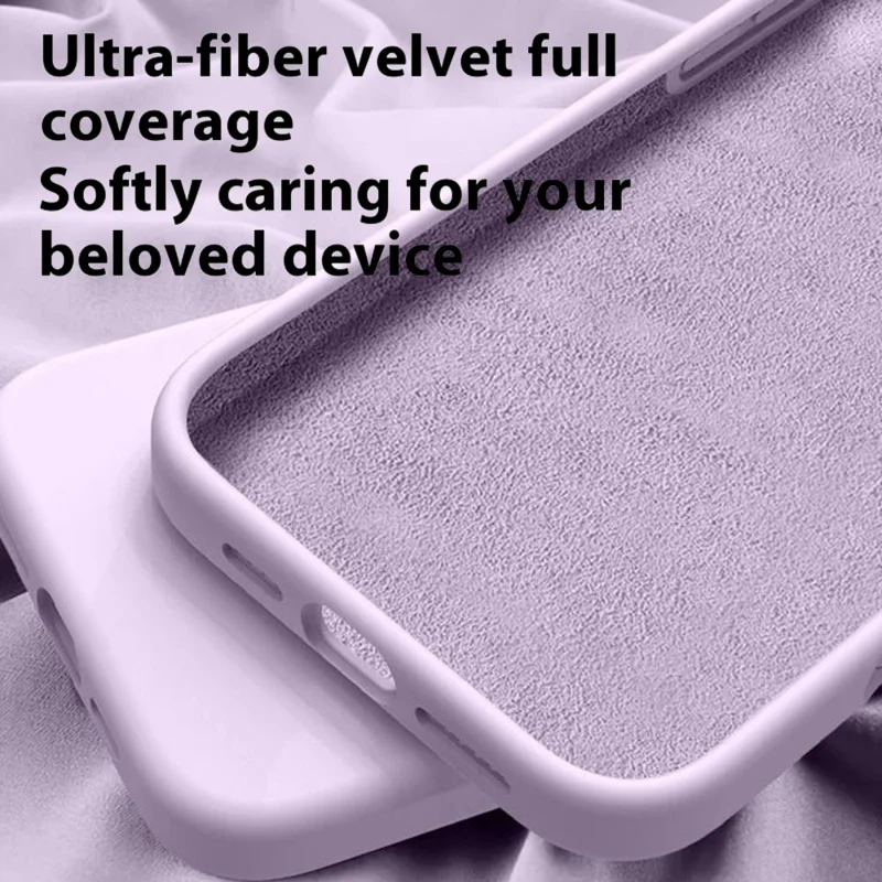 For iPhone 15 Pro Max Case Precise Cutouts Liquid Silicone + PC Shockproof Phone Cover - Baby Blue