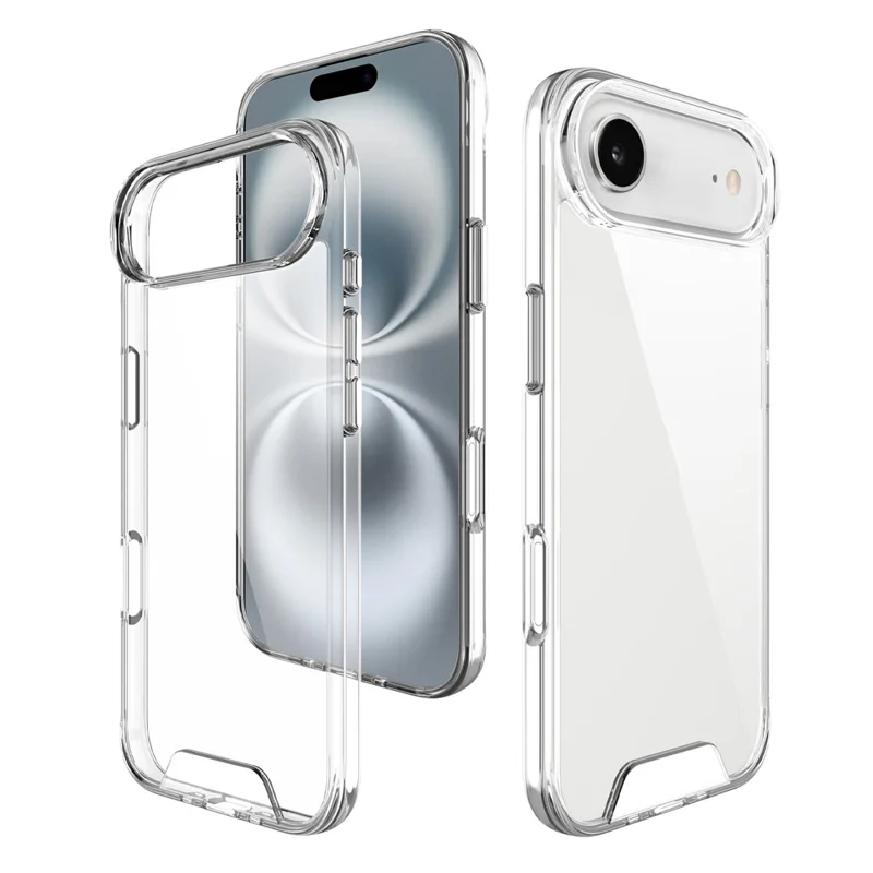 For iPhone Air Case TPU Frame Clear PC Back Phone Cover