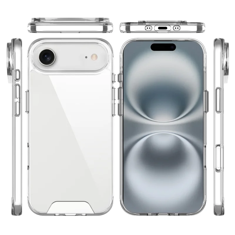 For iPhone Air Case TPU Frame Clear PC Back Phone Cover