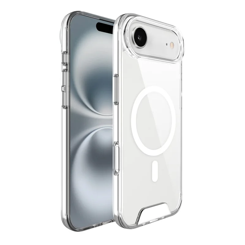 For iPhone Air Case Compatibel met MagSafe TPU+PC Transparante Telefoonhoes