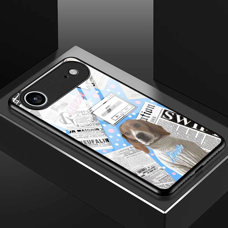 Funda Air para iPhone 17 con Cristal Templado, Diseño Impreso y Protección Antigolpes - B0228