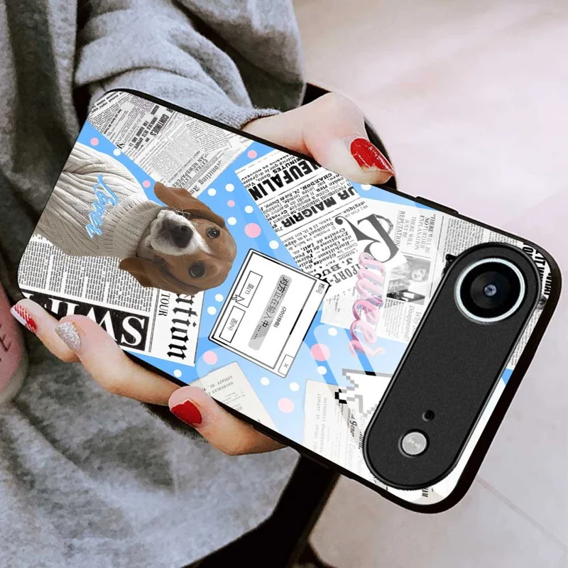 Funda Air para iPhone 17 con Cristal Templado, Diseño Impreso y Protección Antigolpes - B0228