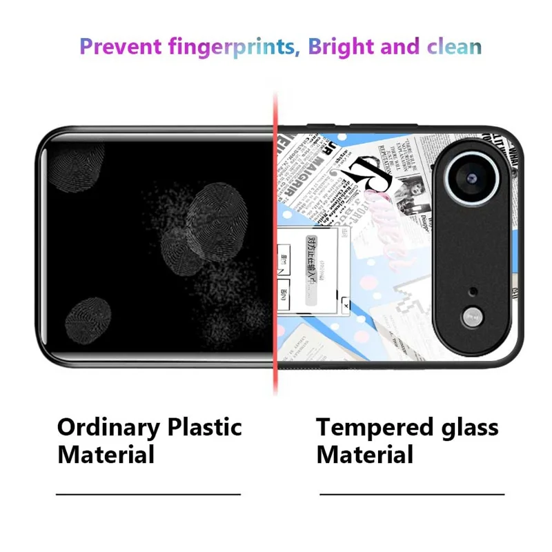 Funda Air para iPhone 17 con Cristal Templado, Diseño Impreso y Protección Antigolpes - B0228