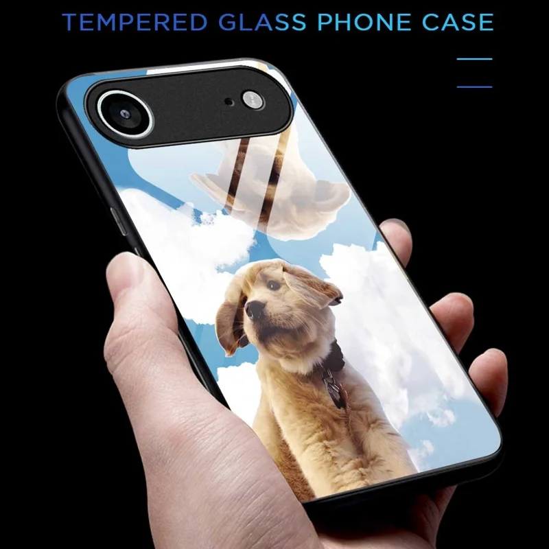 Funda de Aire para iPhone 17 con Cristal Templado y Estampado - Carcasa Antigolpes con PC y TPU - B0327