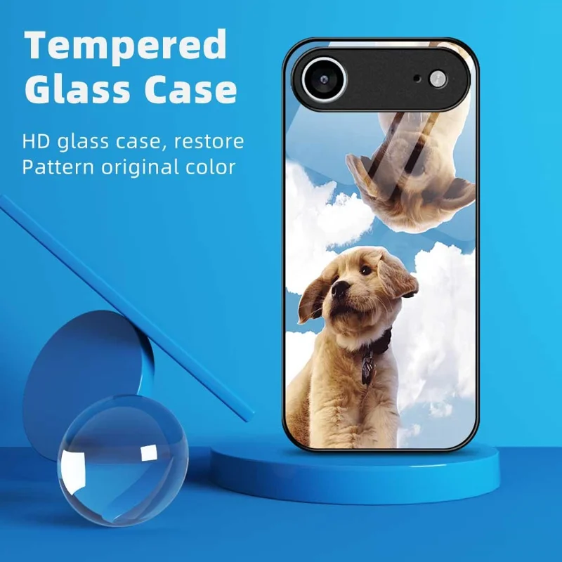 Funda de Aire para iPhone 17 con Cristal Templado y Estampado - Carcasa Antigolpes con PC y TPU - B0327