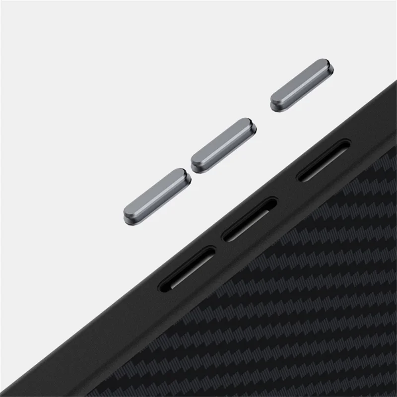 ABEEL per Google Pixel 10 Pro / Pixel 10 Cover Compatibile con MagSafe Texture in Fibra di Carbonio - Nero