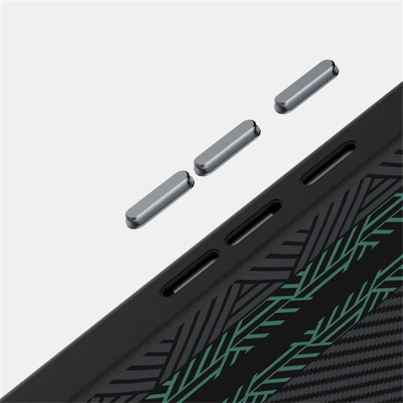 ABEEL Pour Google Pixel 10 Pro / Pixel 10 Étui PC + TPU + Alliage d'Aluminium + Cuir PU Coque de Téléphone Compatible avec MagSafe - Texture 2