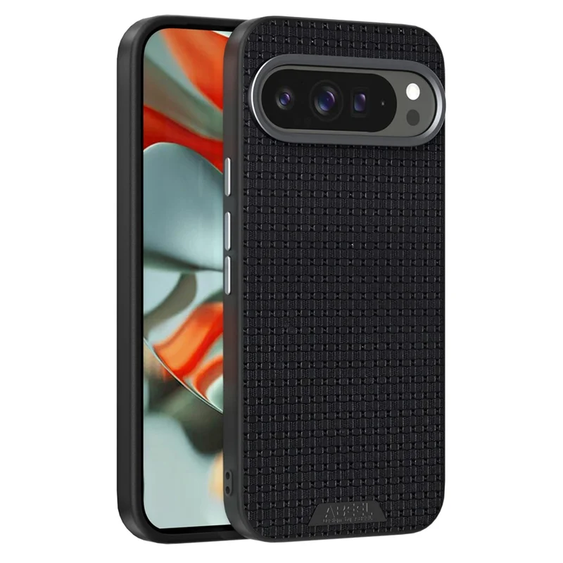 ABEEL For Google Pixel 10 Pro XL Case Compatible with MagSafe Textured Micro-Embossing Back Cover - Black