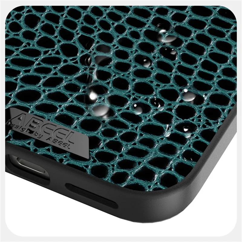 ABEEL pour étui Google Pixel 10 Pro XL Compatible avec MagSafe Texture de Crocodile Micro-Gaufrage Coque Arrière - Vert