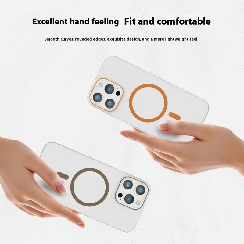 Bulk Purchasing For iPhone 16 Pro Clear Case PC Phone Cover Compatible with MagSafe - Black