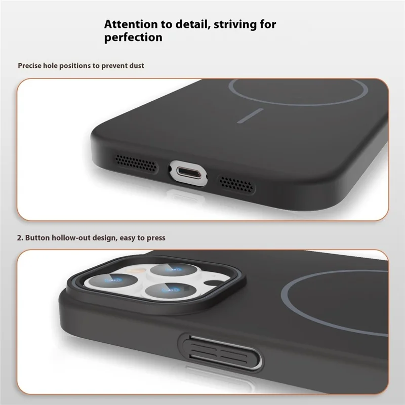 Bulk Purchasing For iPhone 15 Pro Magnetic Case Solid Color PC Phone Cover Compatible with MagSafe - Blue