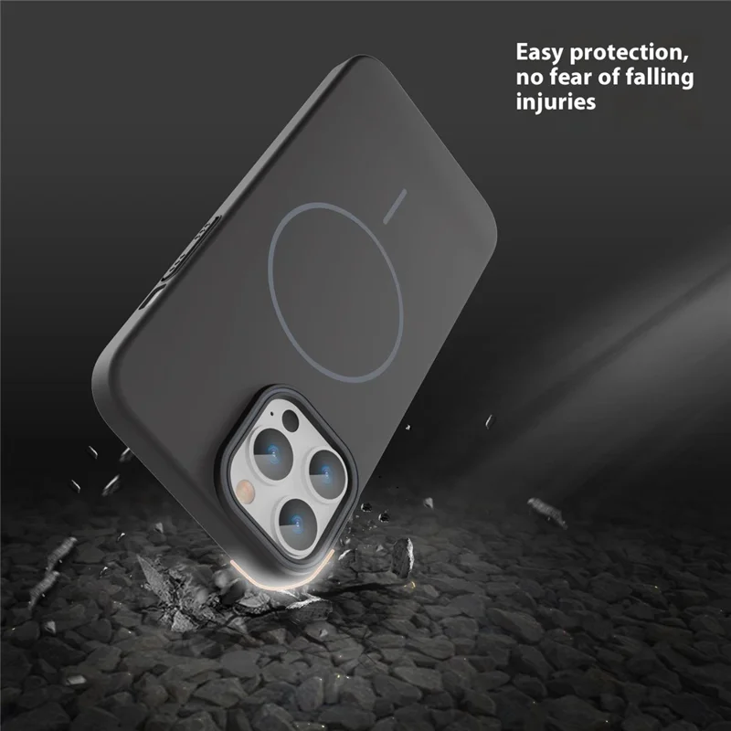 Bulk Purchasing For iPhone 15 Pro Magnetic Case Solid Color PC Phone Cover Compatible with MagSafe - Blue
