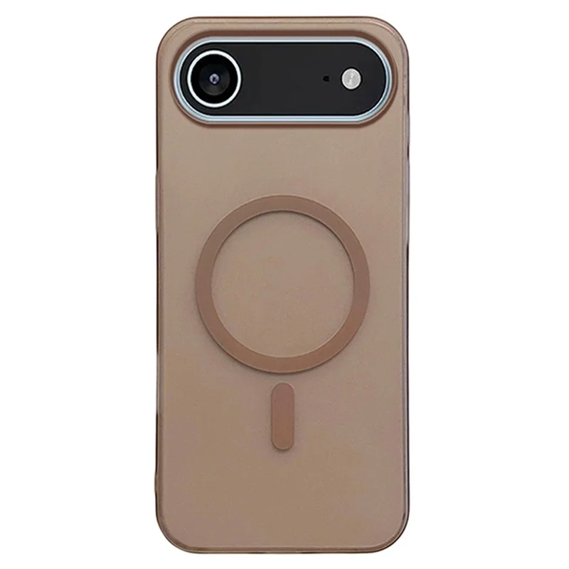 For iPhone Air Case Compatibel met MagSafe Nauwkeurige Uitsparingen Matte PC Telefoonhoes - Desert Gold